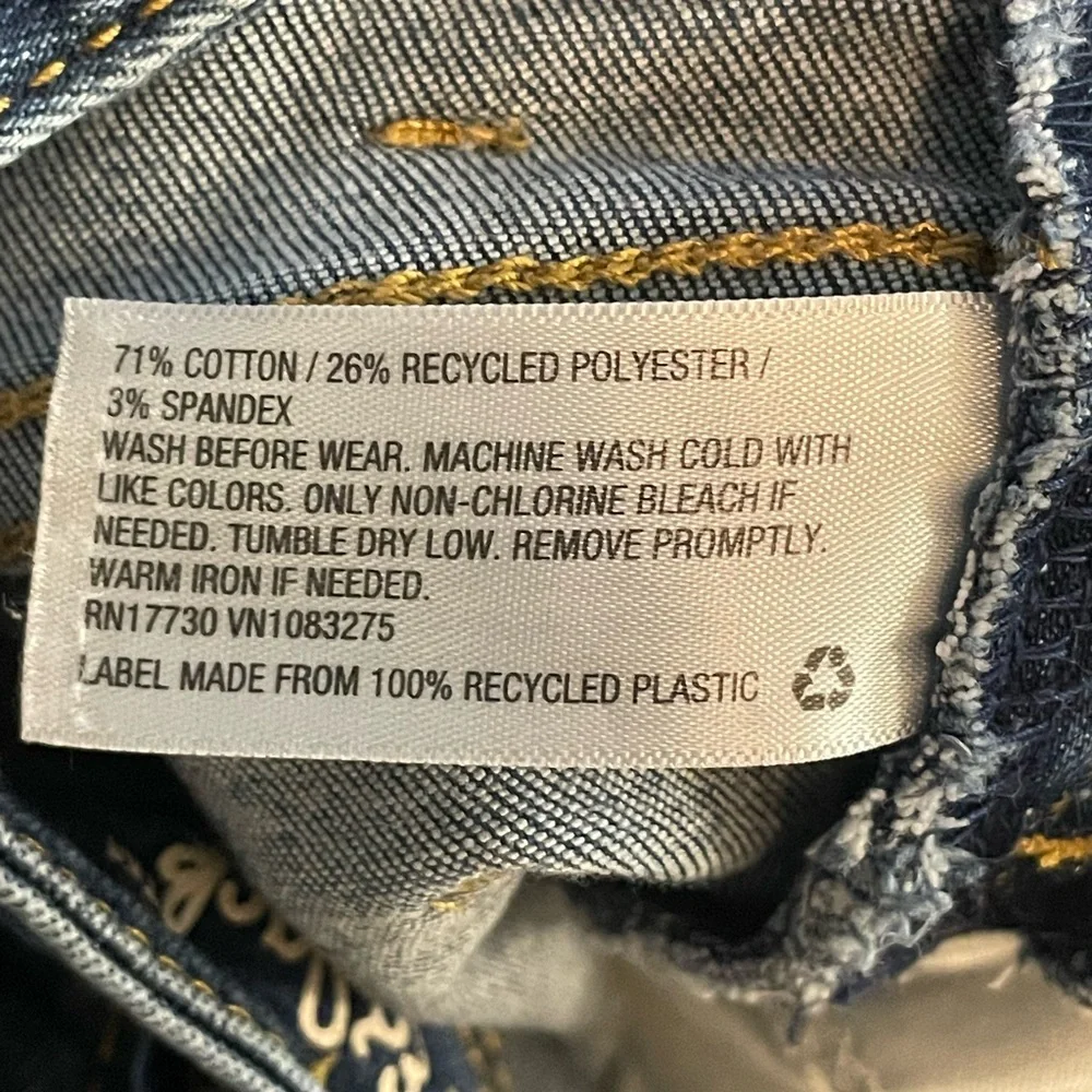 Cat & Jack Girls Denim Overalls Jeans Large 10/12 Super Stretch Adjustable Strap